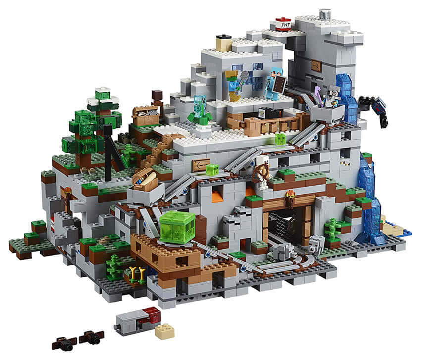 Lego Minecraft The Mountain Cave